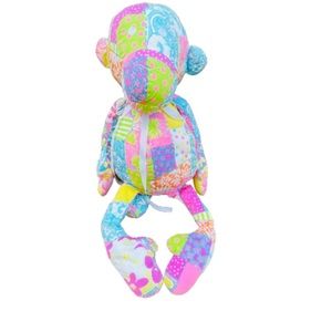 Lilly Pulitzer Johnny B Monkey pastel colors Plush Stuffed Animal SEE pics